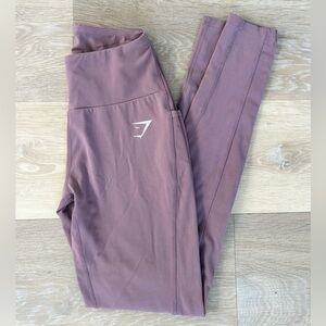 Gymshark Mauve High-Rise Training Leggings — Small